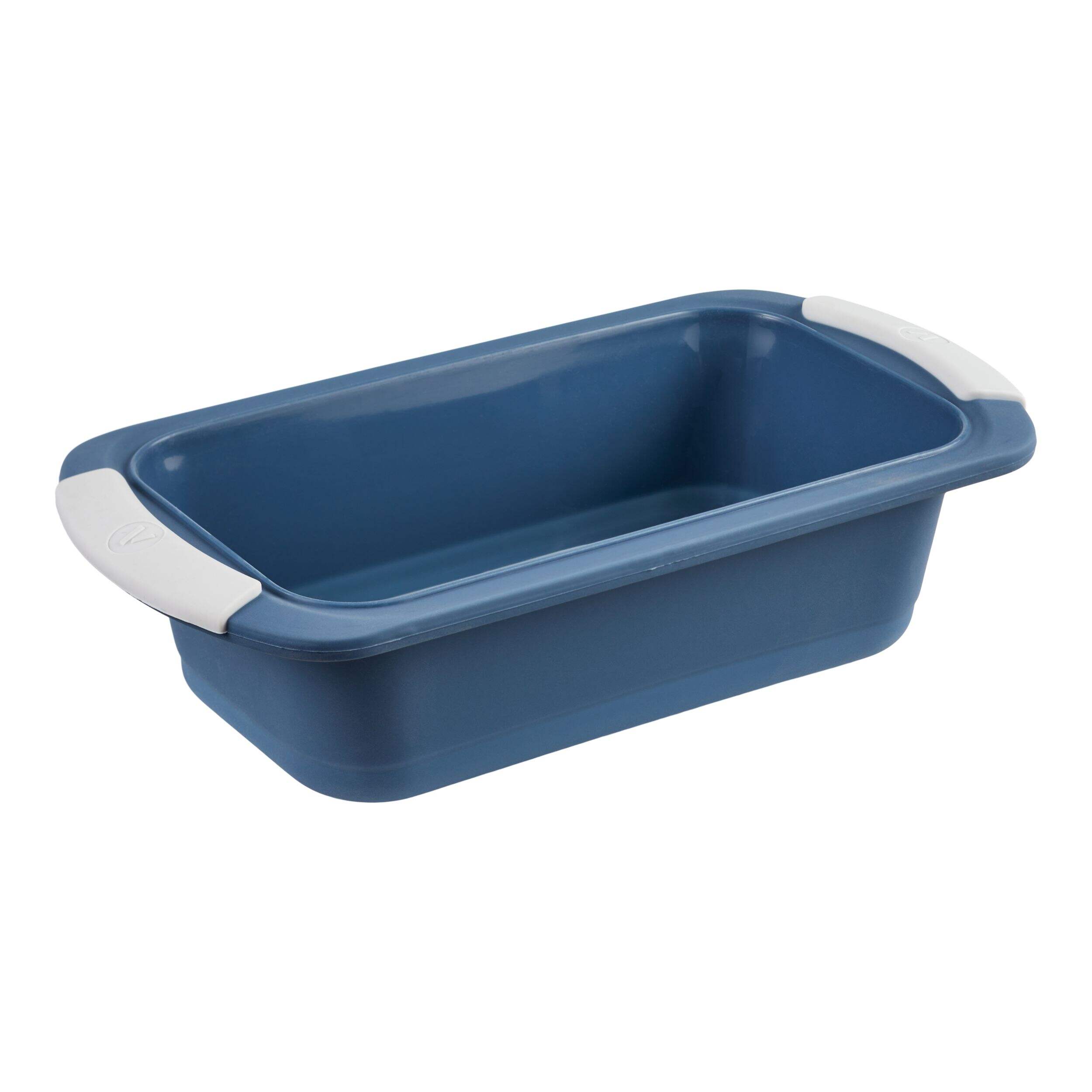 Vida by PADERNO Silicone Non-Stick Loaf Pan, 8.3 x 4.5 x 2.8-in Front_Three_Fourths_Angled_Right
