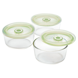Vida by PADERNO Round Food Storage Set with Lids, 2 Count Front_Elevated