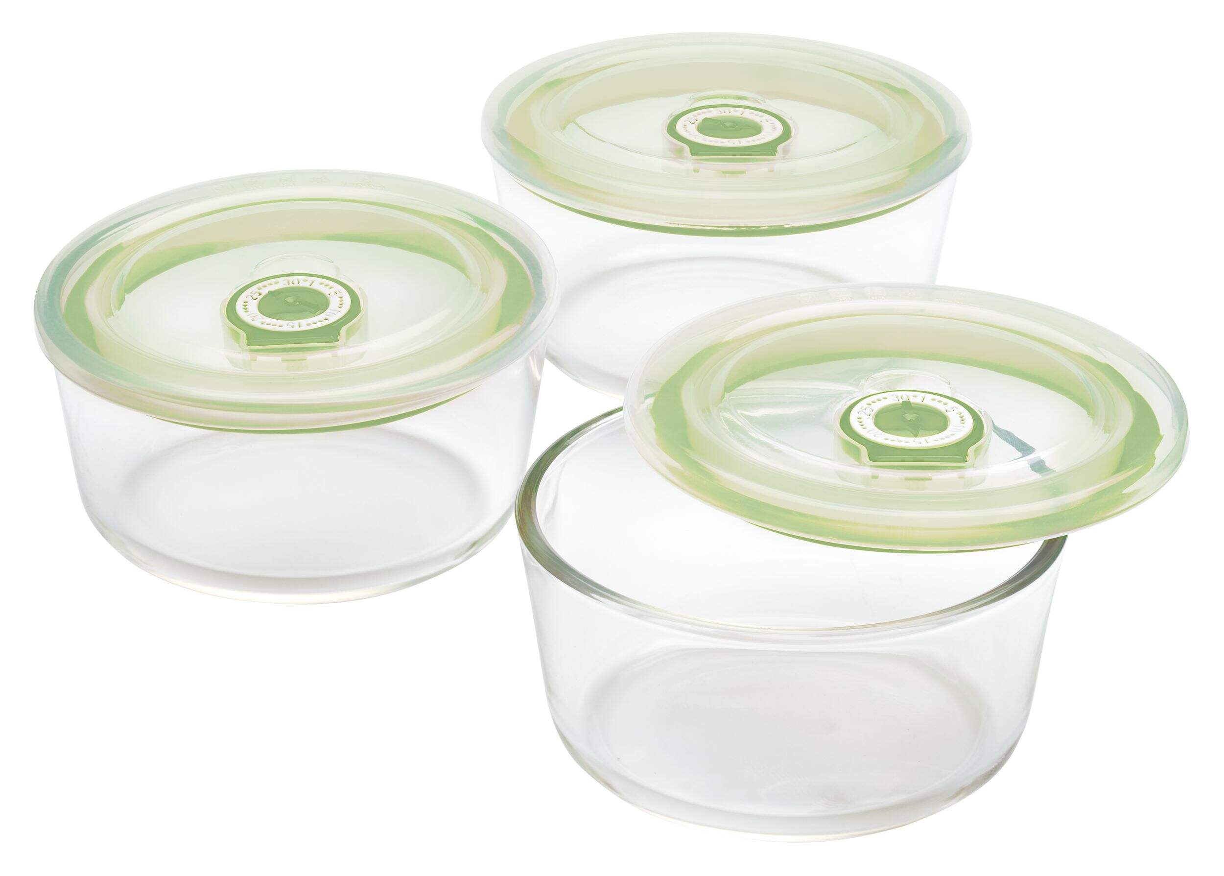 Vida by PADERNO Round Food Storage Set with Lids, 2 Count Front_Elevated