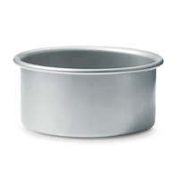 Moule à gâteau rond en aluminium non enduit PADERNO série Professionnelle, 6 po Front_Elevated