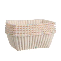 Trudeau Rectangle Silicone Muffin Cups, Granite, 6-pc Front_Angled_Right