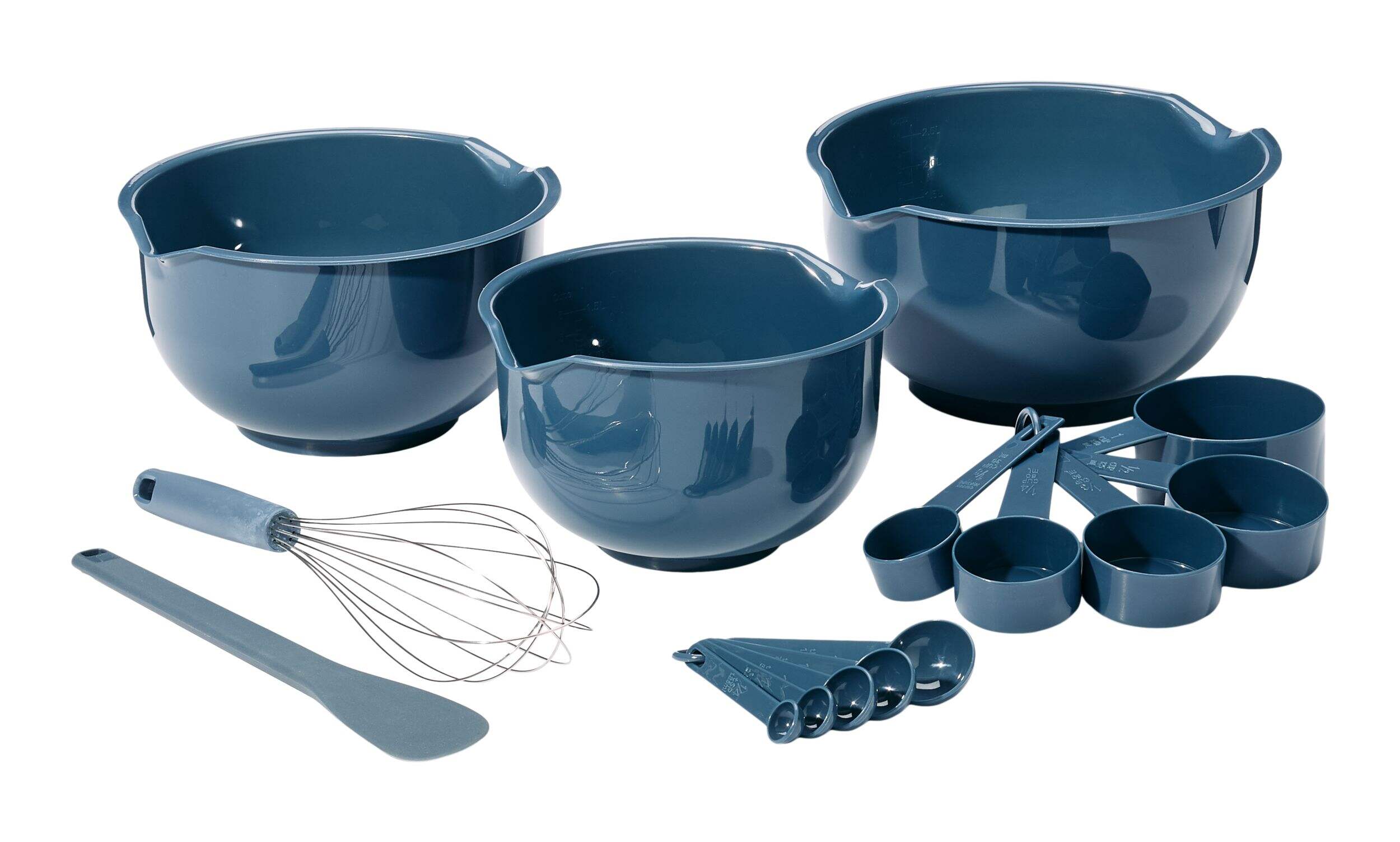 Master Chef Mix & Measure Blue Kitchen Tools Set, 15-pc Composite_or_Mixed