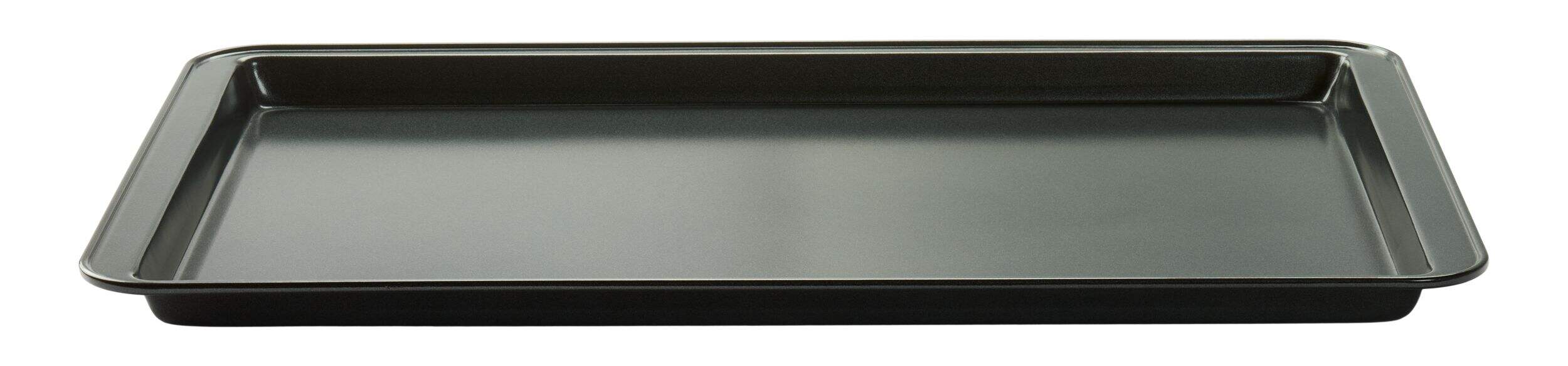 Grande plaque à biscuits antiadhésive Simplicite, gris foncé Front_Elevated