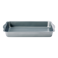 Master Chef Non-Stick Oblong Cake Pan, 16 x 10.5 x 2-in Front_Elevated