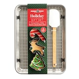 Nordic Ware Naturals Quarter Sheet with Oven-Safe Non-Stick Grid, 6-pc Front_Flat