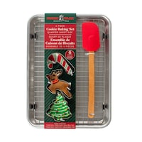 Quart de plaque Naturals Nordic Ware avec grille antiadhésive allant au four, paq. 6 Overhead_Flat