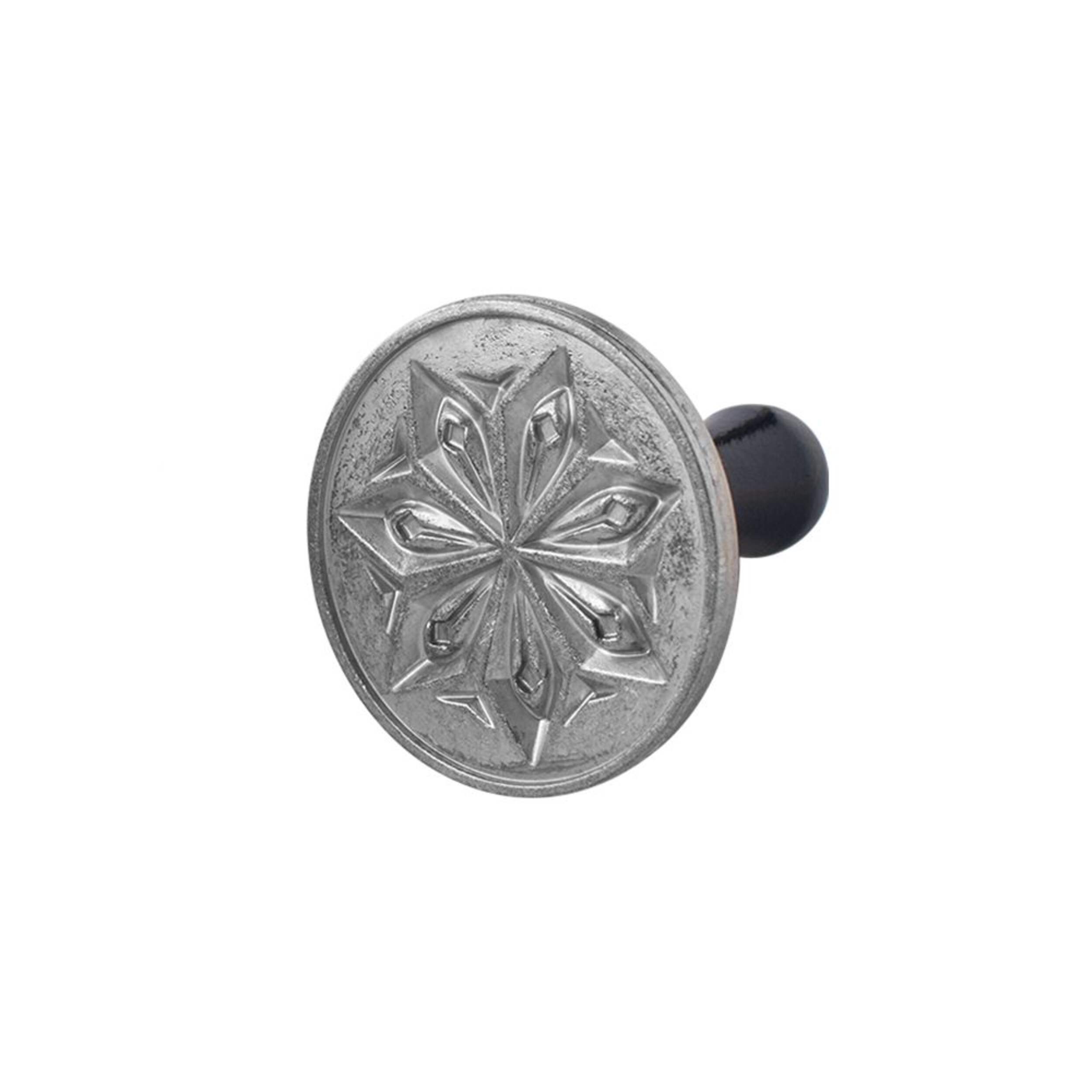 Nordic Ware Starry Night Cookie Stamp, 3-1/4-in Front_Three_Fourths_Angled_Left