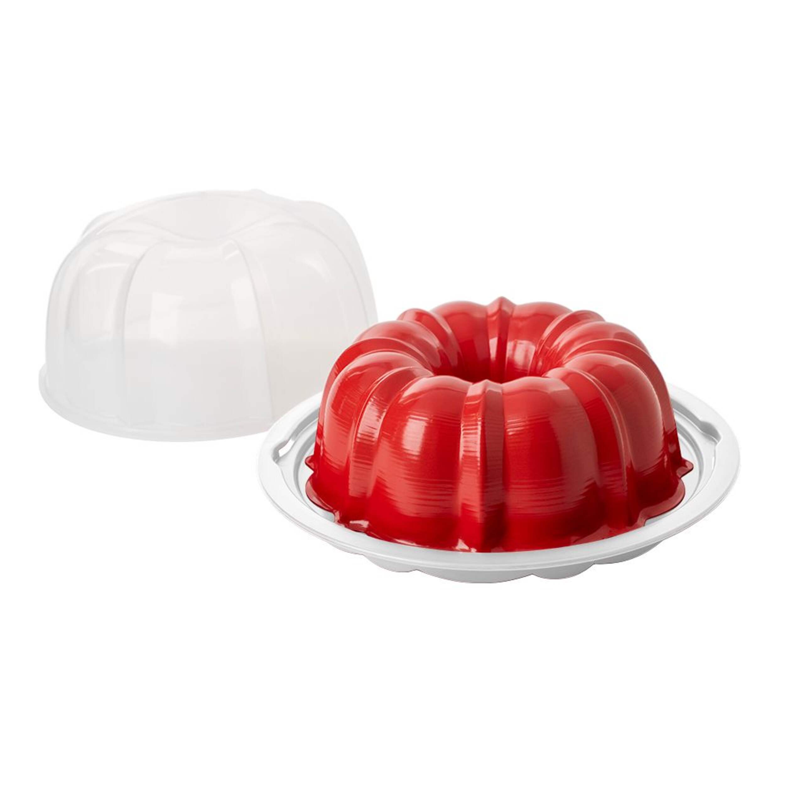 Cloche à gâteau Bundt des Fêtes Nordic Ware avec moule de 12 tasses Composite_or_Mixed