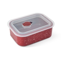 Core Kitchen Stackable Rectangular Baking Dishes, Red, 6-pc Front_Angled_Right