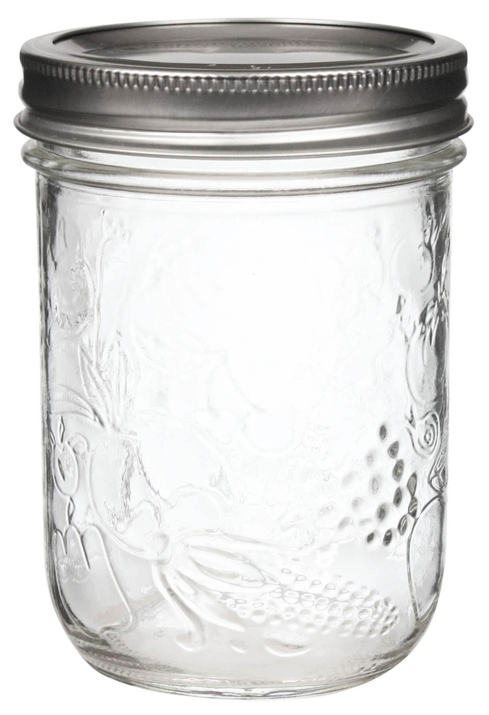 Bernardin Wide Mouth Decorative Glass Mason Jars with Snap Lids, 500 ml