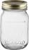Golden Harvest Regular Mouth Glass Mason Jars with Snap Lids, 250 mL, 12 Count Front_Elevated
