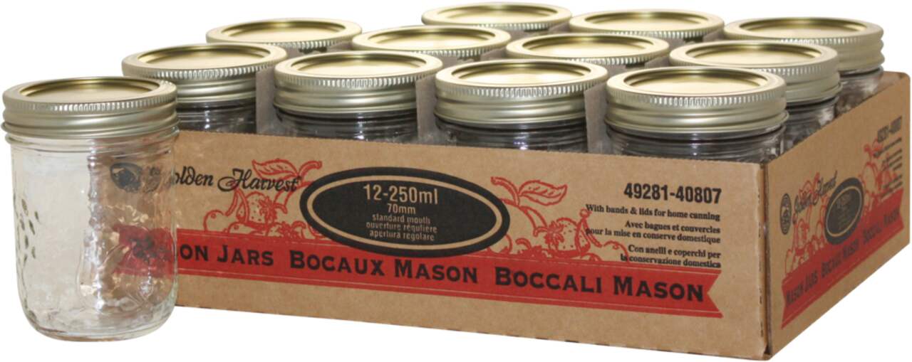 DECO EXPRESS Bocaux en Verre 500ml Lot de 6 Bocaux Mason Jar pour