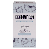 Bernardin Regular Mouth Replacement Snap Lids and Bands for Mason Jars, 12-pk Front_Elevated