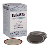 Bernardin Wide Mouth Replacement Snap Lids and Bands for Mason Jars, 12-pk Composite_or_Mixed