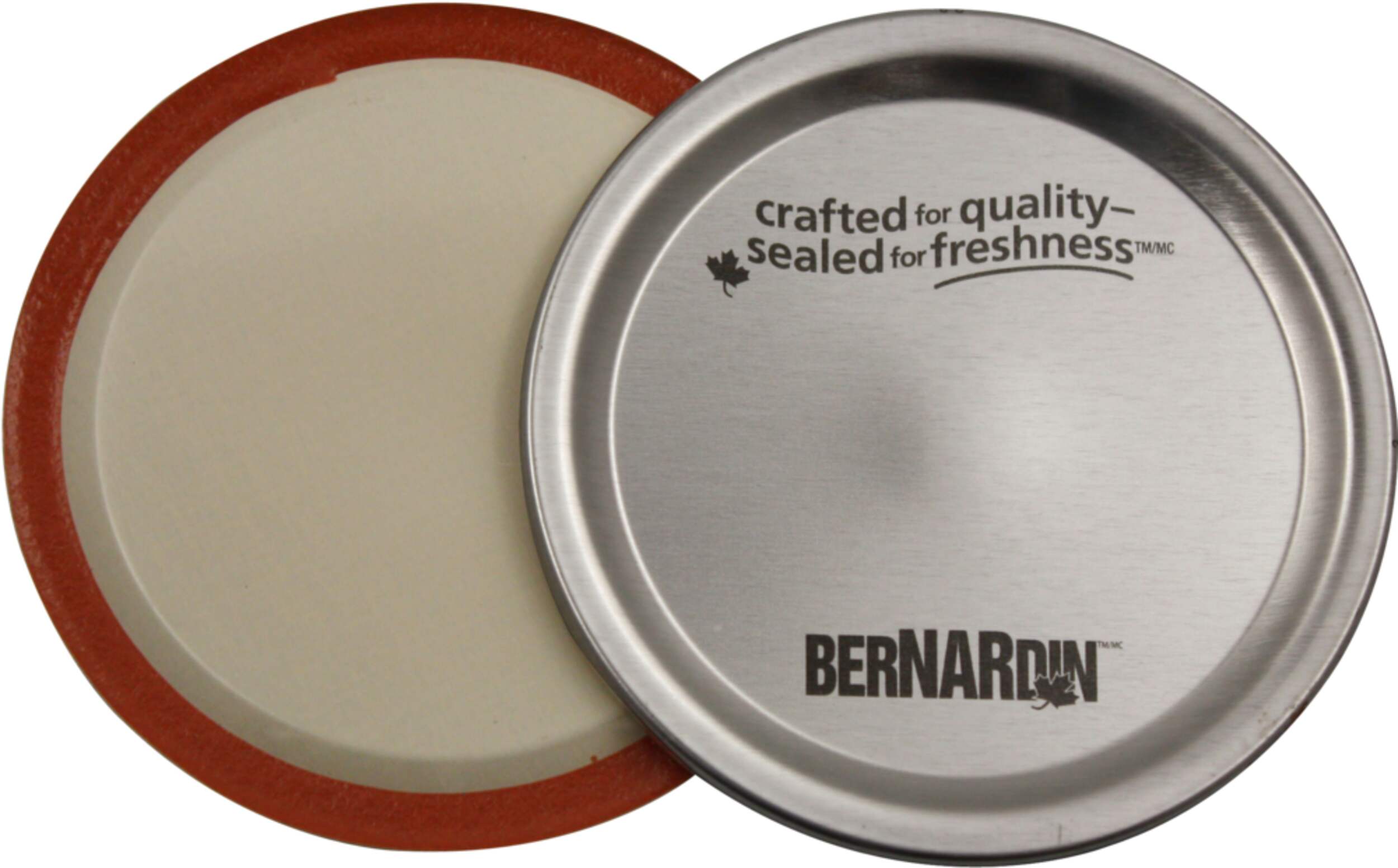 Bernardin Wide Mouth Replacement Snap Lids for Mason Jars, 12 Count