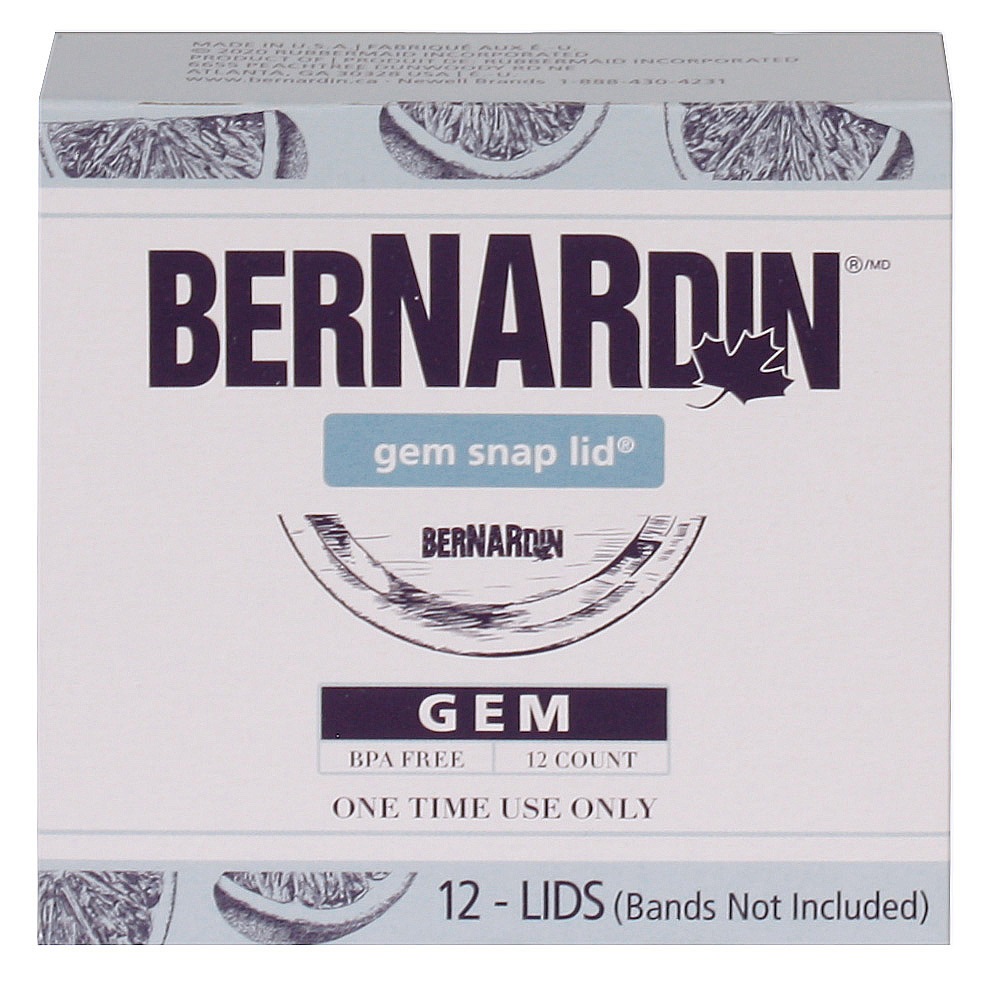 Bernardin 12pk GEM Replacement Snap Lids for Mason Jars Canadian Tire