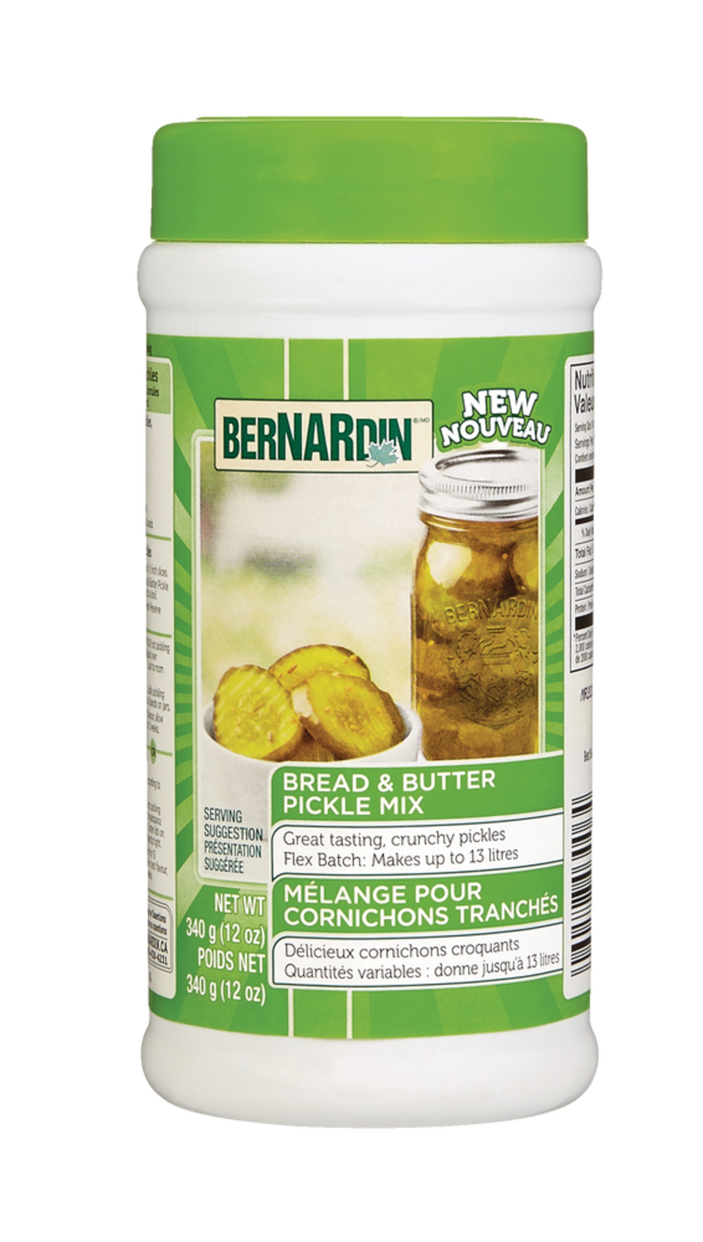Mélange pour cornichons tranchés Bernardin, 340 g Canadian Tire