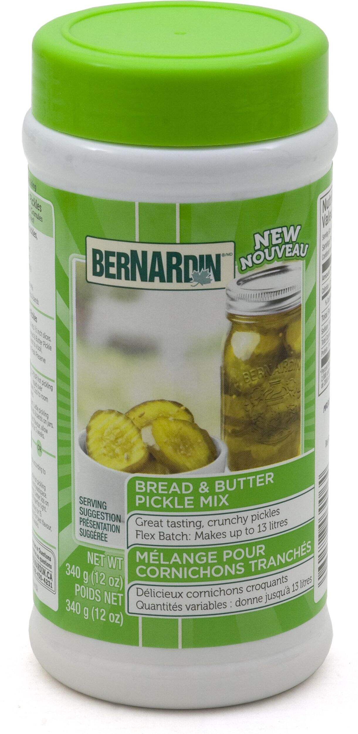 Bernardin Bread & Butter Pickle Mix, 340 g Canadian Tire