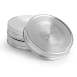 BALL Wide Mouth Stainless Steel Lids, Rust-Resistant, 3-pk Composite_or_Mixed