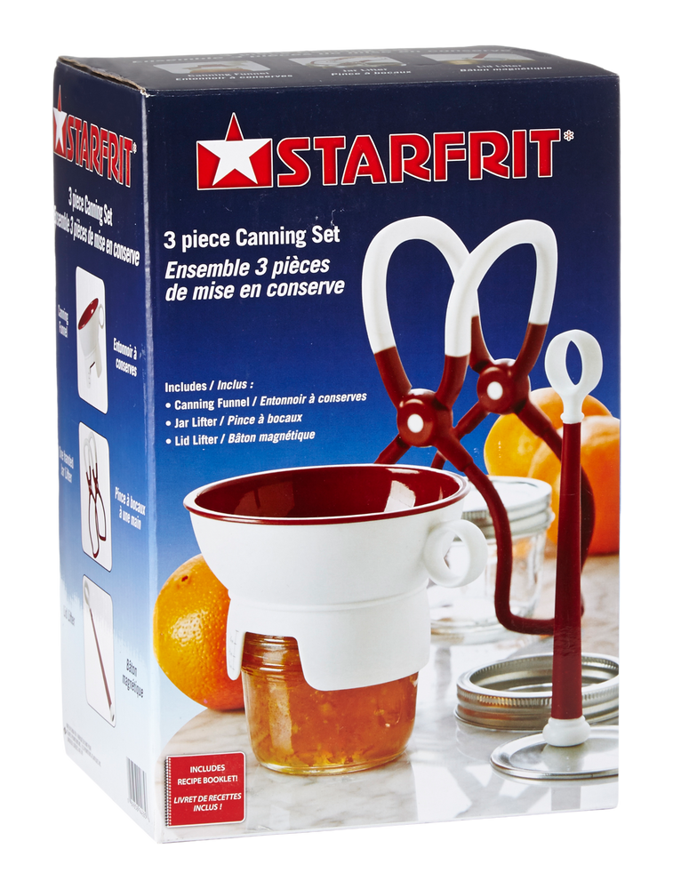 Starfrit 3pc Canning Set with Funnel, Jar Lifter and Lid Lifter Canadian Tire