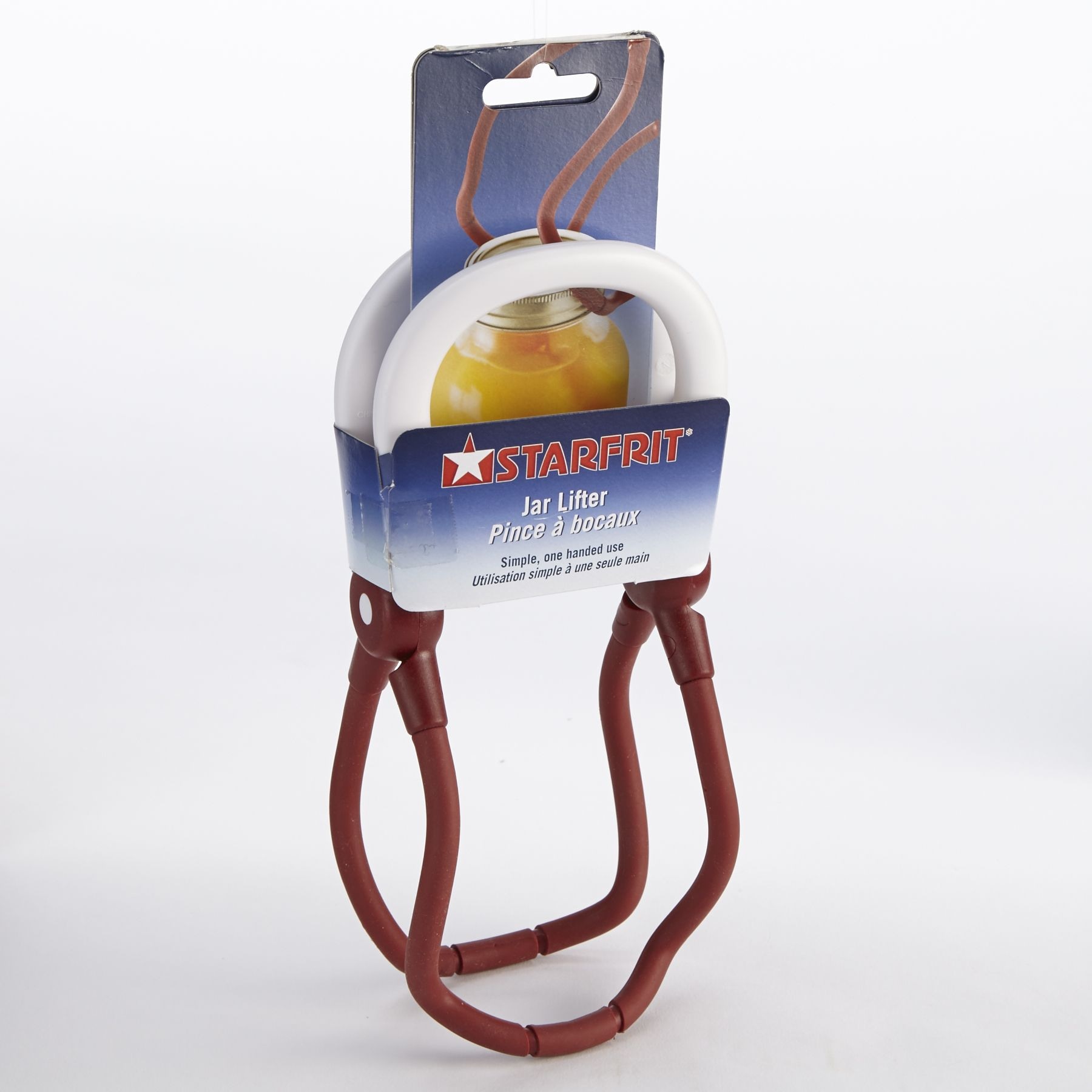 Starfrit Canning Mason Jar Lifter, Springloaded with Easy Release