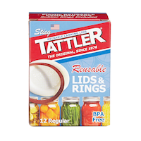 Tattler Reusable Regular Canning Lids & Rings, 12-pk Front_Elevated