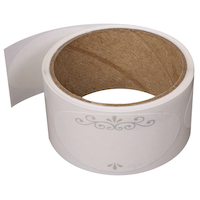 Étiquettes de rotation des aliments solubles à l'eau Bernardin pour contenants, paq. 60 Front_Elevated