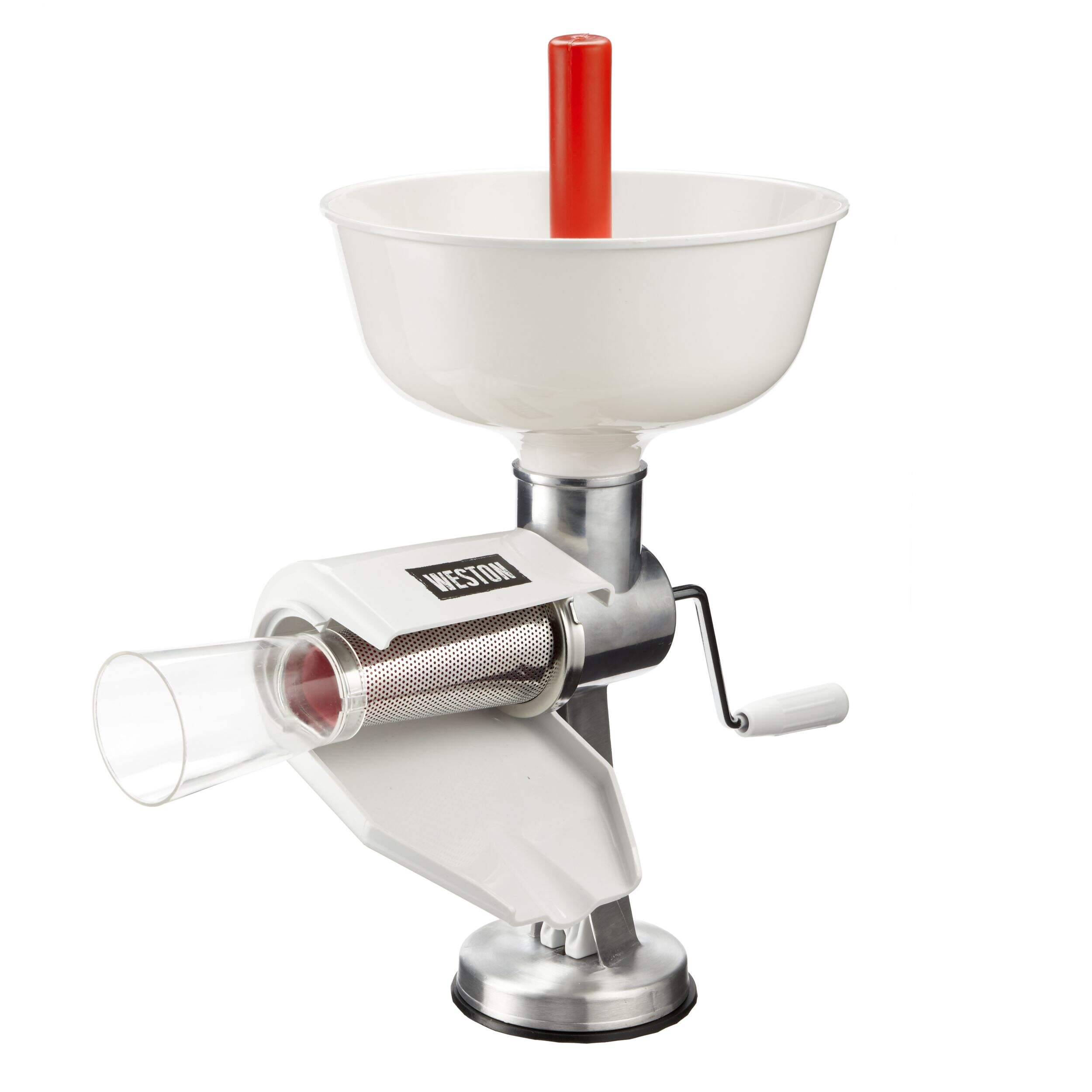 Weston Tomato Press and Sauce Maker for Soft Fruits and Vegetables, 4.54-L Front_Angled_Left