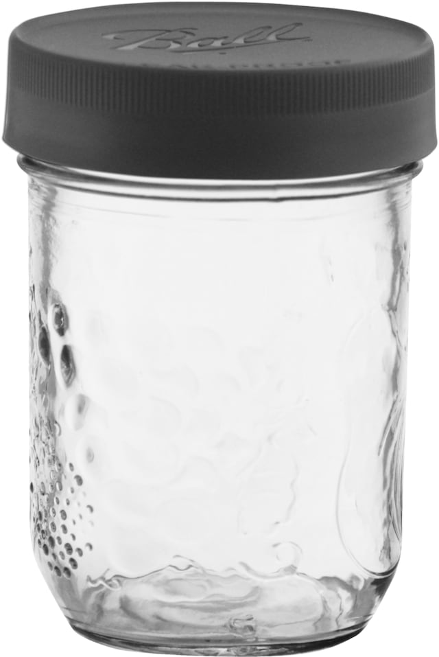 Ball Regular Mouth Plastic Leakproof Storage Lids for Mason Jars, 6