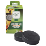 Ball Regular Mouth Plastic Leakproof Storage Lids for Mason Jars, 6-pk Composite_or_Mixed