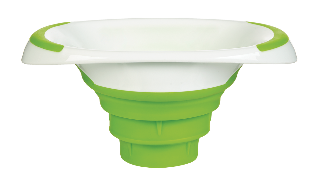 Bernardin Plastic and Silicone Collapsible Funnel, Fits Regular and Wide Mouth Mason Jars