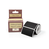 Home Made Chalkboard Sticker Labels for Storage Containers and Mason Jars, 100-pk Composite_or_Mixed