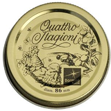 Couvercles de remplacement Quattro Stagioni pour pots Mason à col large, paq. 2 Overhead_Flat