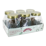 Bocaux Mason à ouverture normale Kilner, 6 x 500 mL, en verre, avec couvercles hermétiques Front_Angled_Right