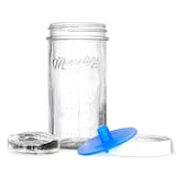 Masontops Vegetable Fermentation Starter Kit with 709-mL Jar, Glass Weight and Fermenting Lid Front_Flat