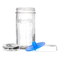 Masontops Vegetable Fermentation Starter Kit with 709-mL Jar, Glass Weight and Fermenting Lid Front_Flat
