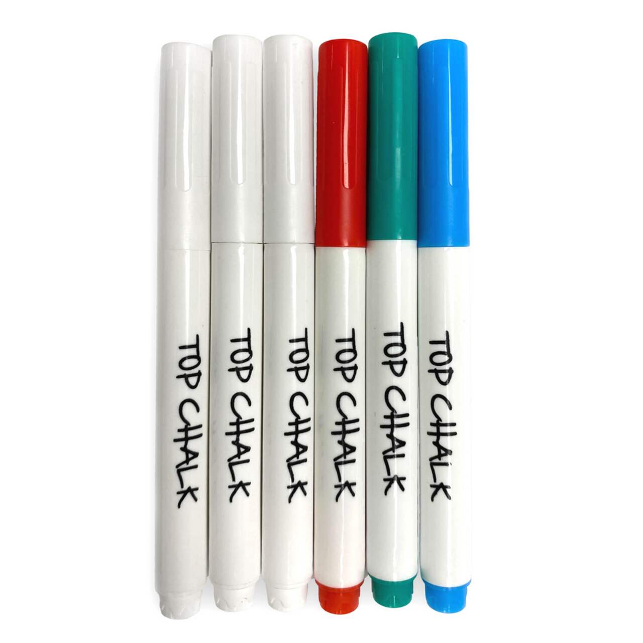8 stylos à craie liquide couleurs vives. Accessoire écriture tableau