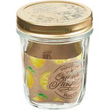 Quattro Stagioni 320mL Wide Mouth Glass Mason Jar with Sealing Lid Front_Angled_Right