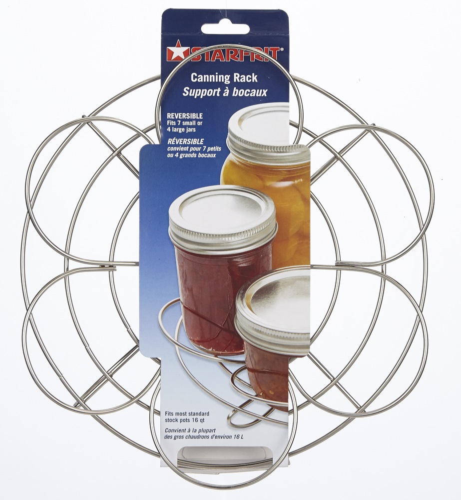 Starfrit Stainless Steel Canning Rack, Holds 7 x 500mL or 4 x 1L Glass
