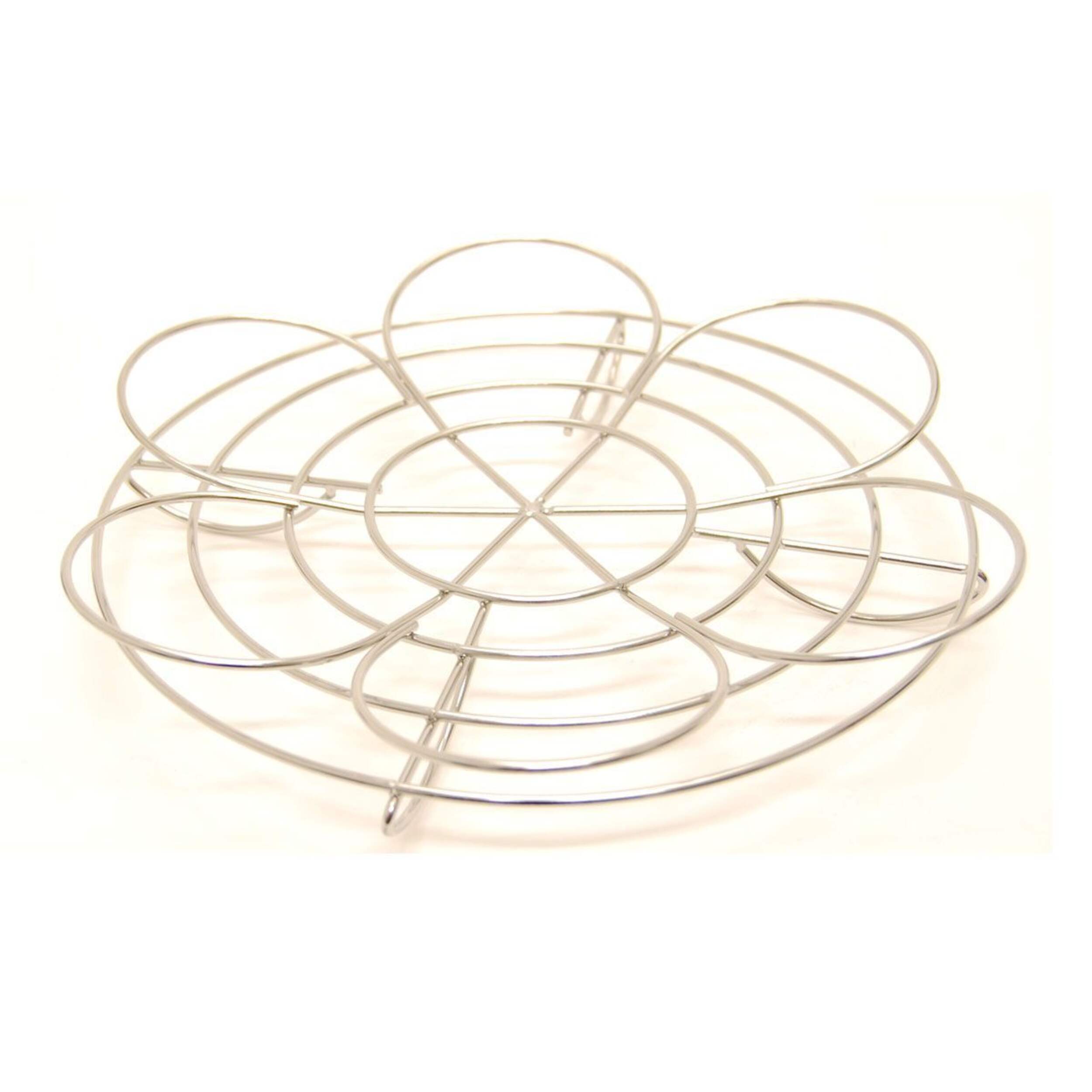 Grille de mise en conserve réversible en acier inoxydable Starfrit, pour bocaux Mason en verre de 7 x 500mL ou 4 x 1 L Front_Elevated