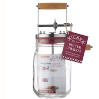Kilner Manual Butter Churner, Clear, 800-ml Front_Flat