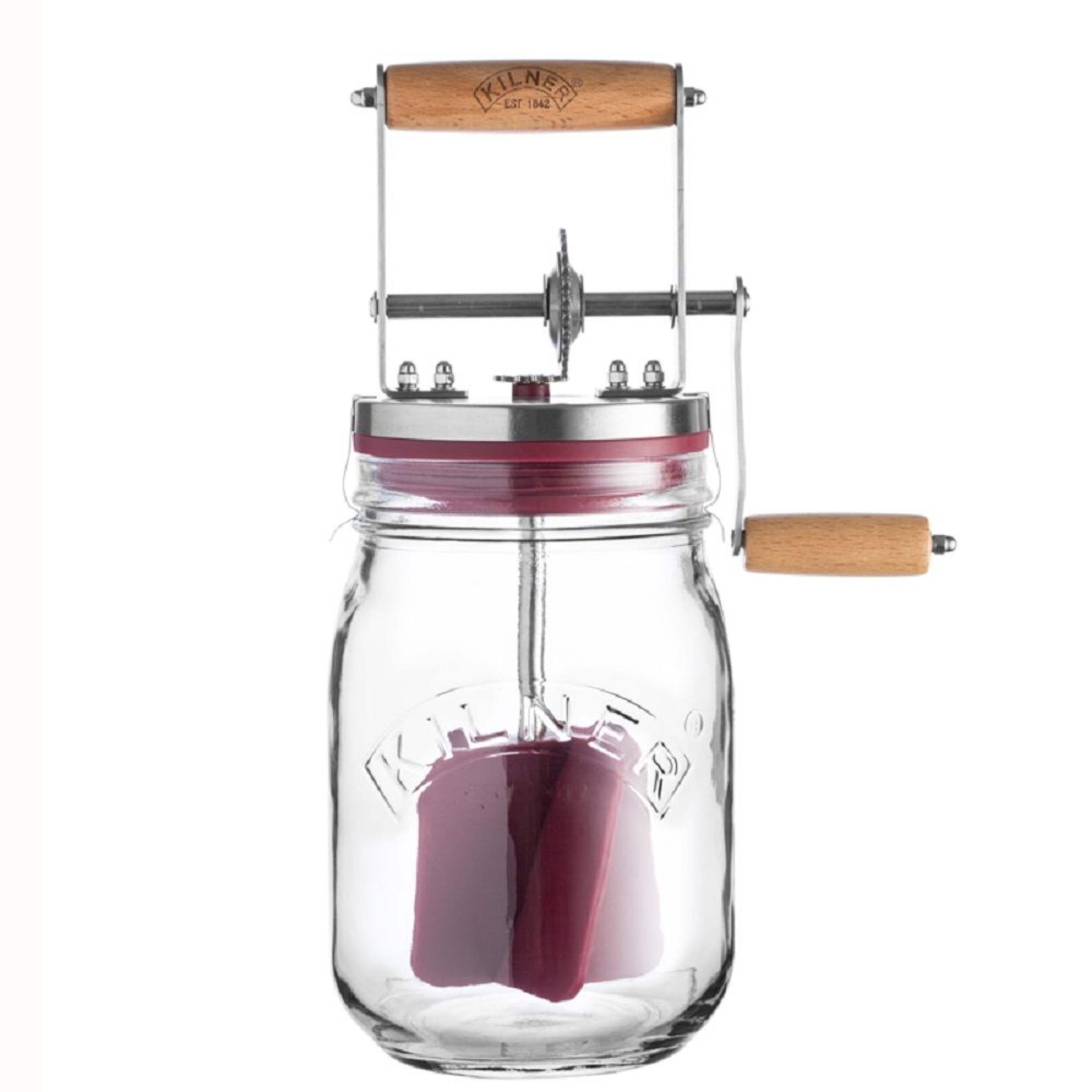 Baratte à beurre Kilner, 800 mL Front_Flat