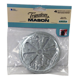 Transform Mason Wide Mouth Jar Lid Inserts, 4-pk