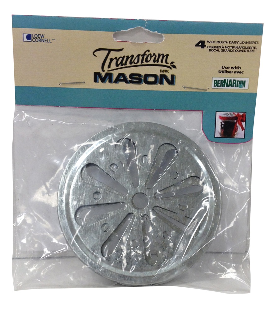 Transform Mason Wide Mouth Jar Lid Inserts, 4pk Canadian Tire