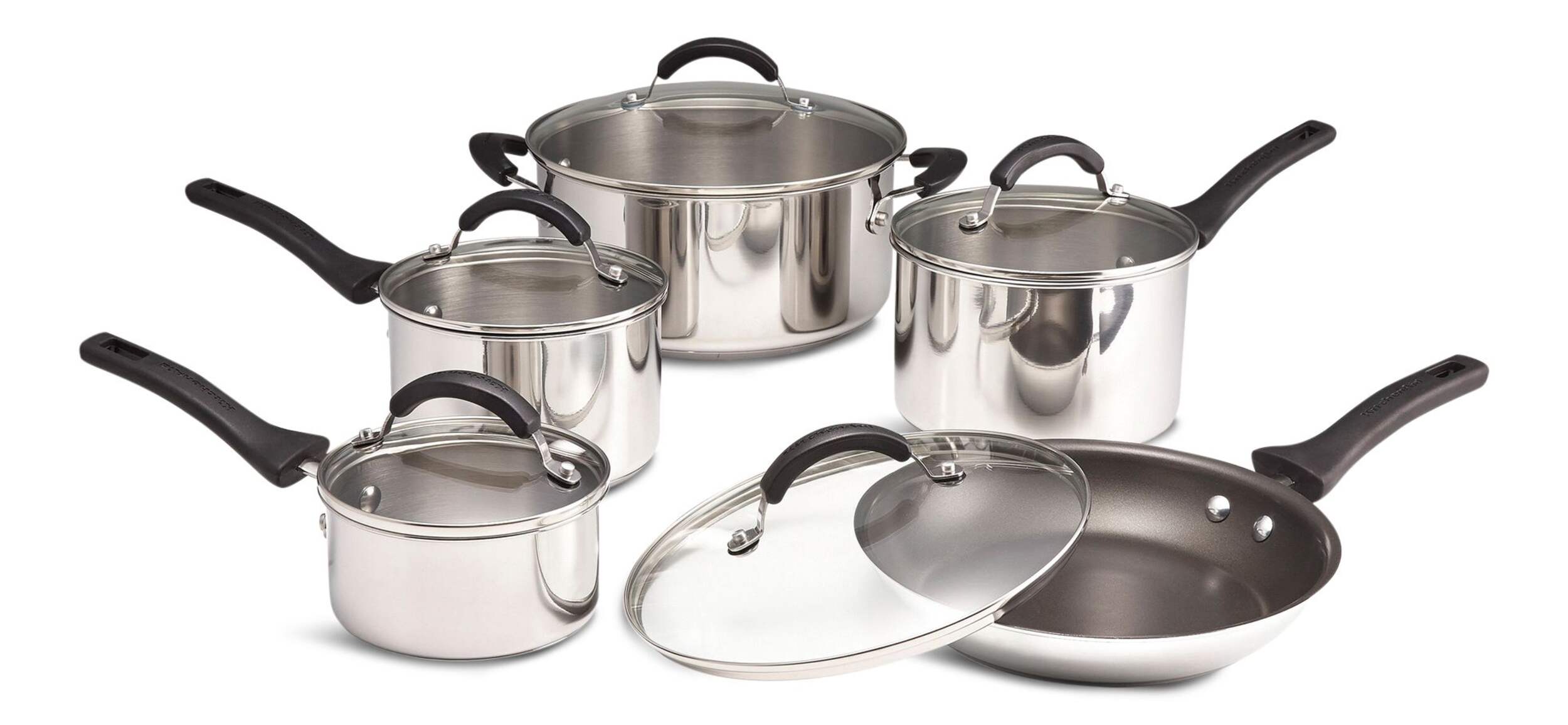 KitchenAid Gourmet Fundamentals Cookware Set, 10-pc Composite_or_Mixed