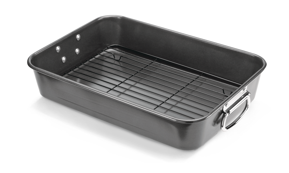 MASTER Chef Multi-Purpose Commercial Roaster with Rack, Dishwasher Safe,  9-12 lb, 25.4 x 38cm Canadian Tire