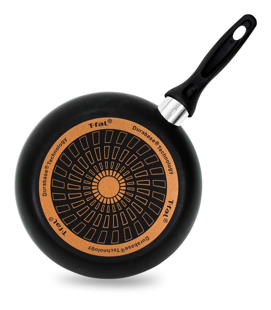 Tfal Viva Aluminum Frying Pan Nonstick, Dishwasher & Oven Safe, Black