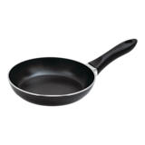 Lagostina Ticino Non-Stick Frying Pan, Dishwasher & Oven Safe, Black, Assorted Sizes Front_Three_Fourths_Angled_Left