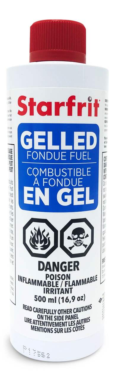 Combustible à fondue en gel Starfrit, non toxique, 500 mL (17 oz