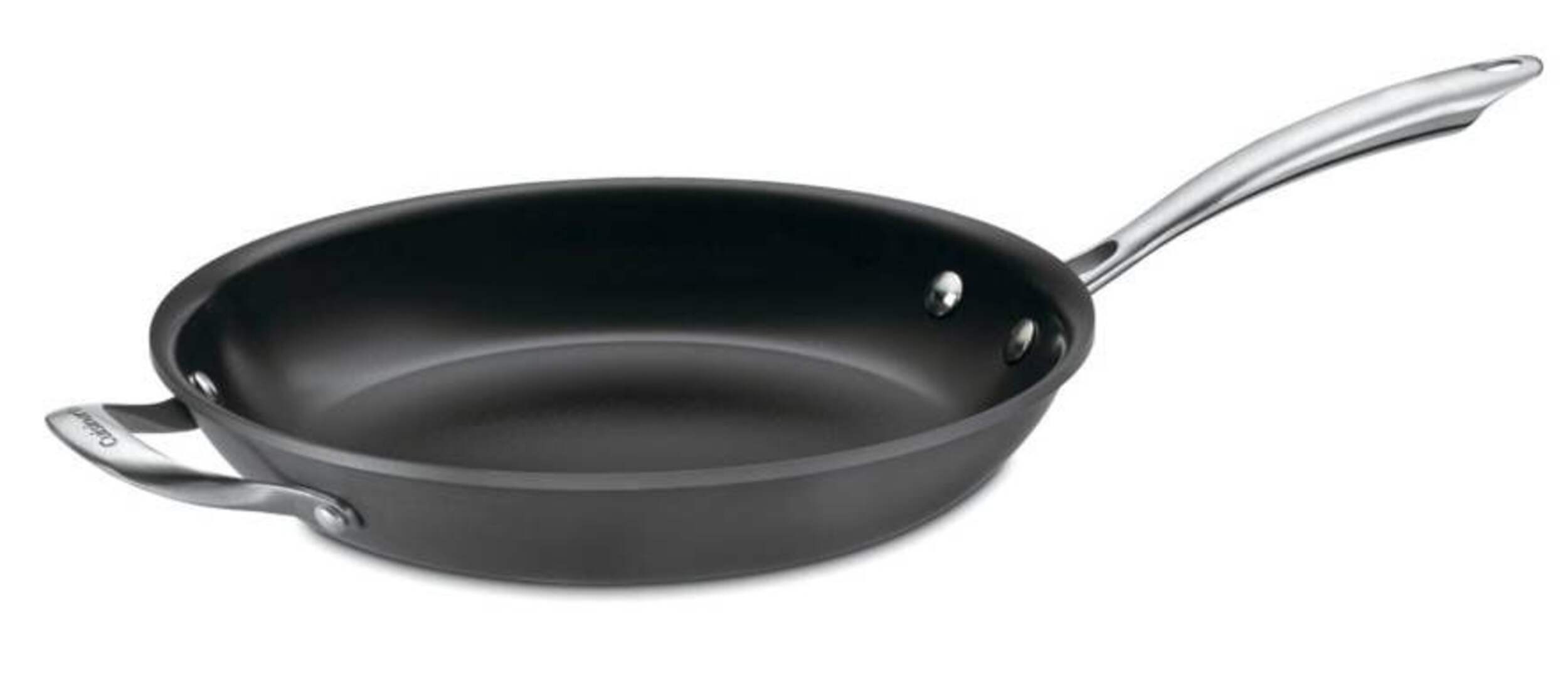 Cuisinart Green Gourmet Anodized Frying Pan, 12-in Front_Three_Fourths_Angled_Left